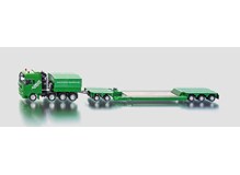 Spielfahrzeug Schwertransport mit Tiefladeanhänger