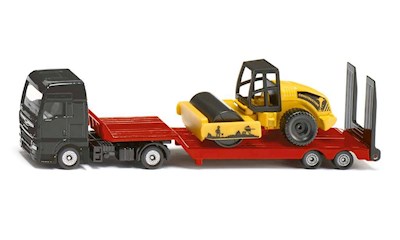 MAN Lkw mit Strassenwalze