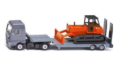 MAN Lkw mit Planierraupe