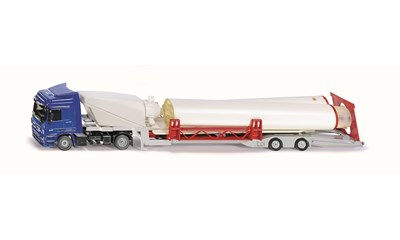 LKW mit Windkraftanlage