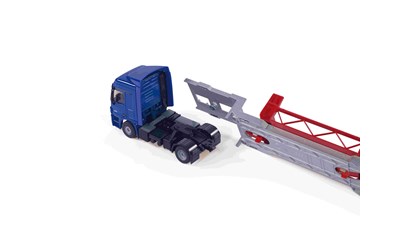 LKW mit Windkraftanlage