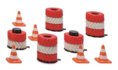 Siku Racing Reifenstapel + Pylonen