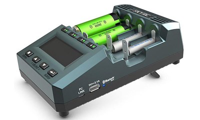 Ladegerät MC3000 für wiederaufladbare Batterien