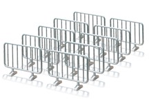 Absperrgitter 10 Stück - 1:32